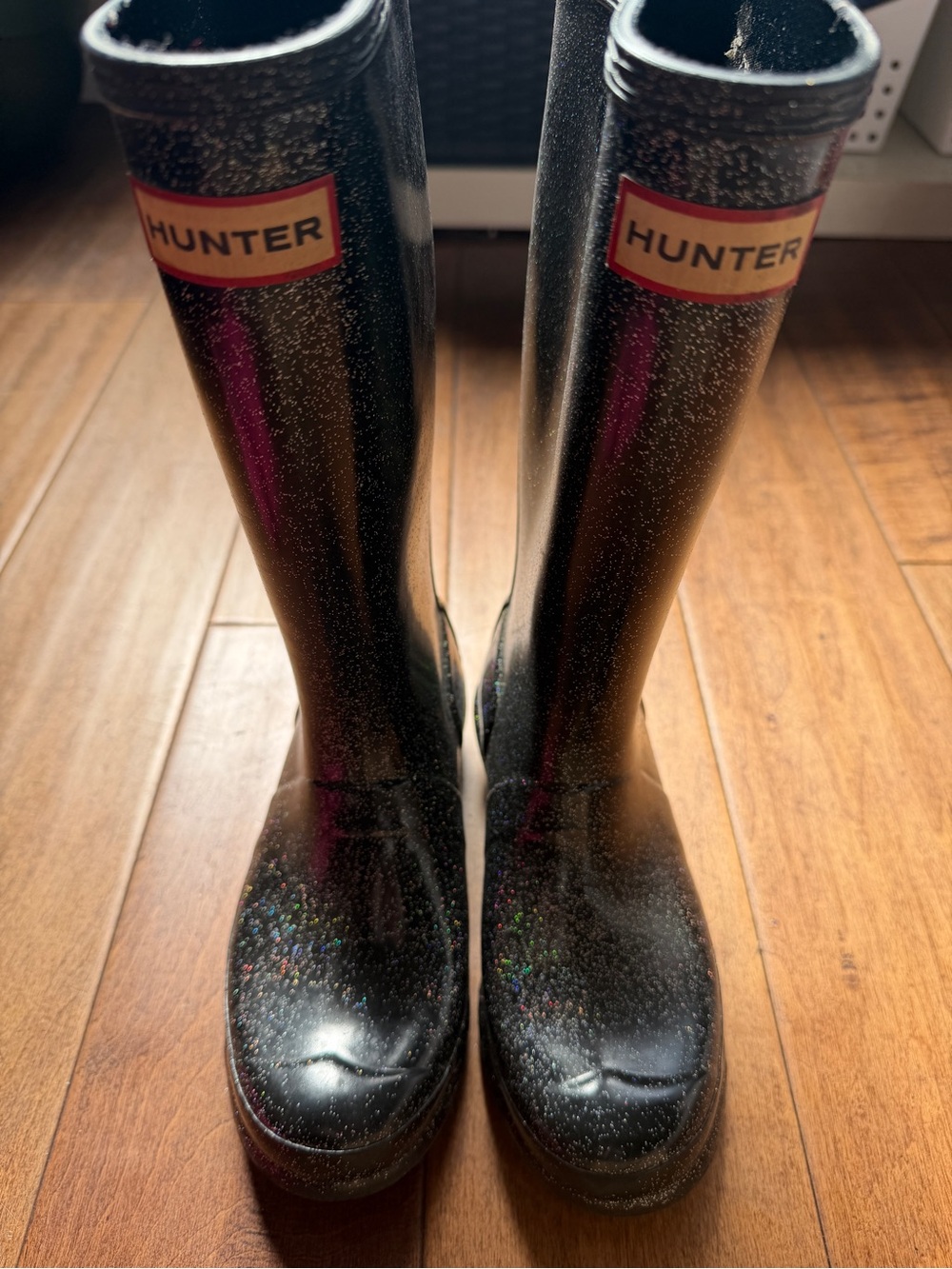 Hunter Big Kids Original Giant Glitter Rain Boots